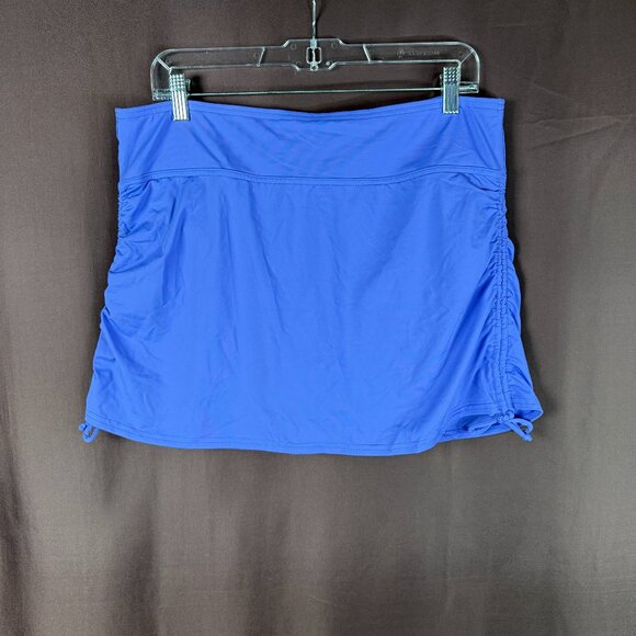 Lands' End Women's 14-18W Adjustable Swim Skirt Bottom w/ Liner Crisp‎ Purple - Picture 1 of 9